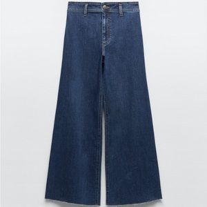 Zara Marine Straight Jean Size 0 (25) in Dark Blue